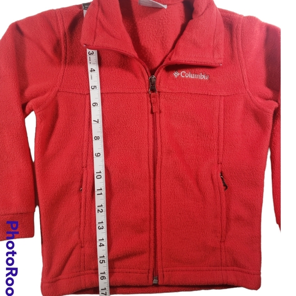 Columbia Fleece Zip Up Red Jacket Size XXS(4/5) - Picture 7 of 10